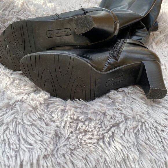 KIM ROGERS Jolie Women's 10M US Black Knee High Boots Faux Leather - Picture 3 of 16